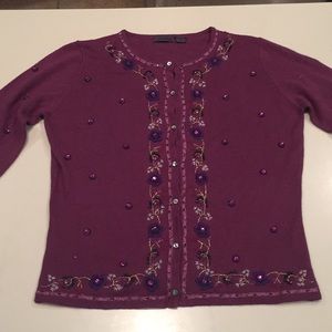 Embroidered Cardigan